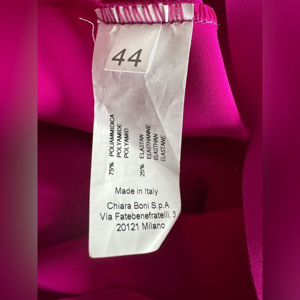 Chiara Boni Magenta Long Sleeve Dress - Picture 10 of 11
